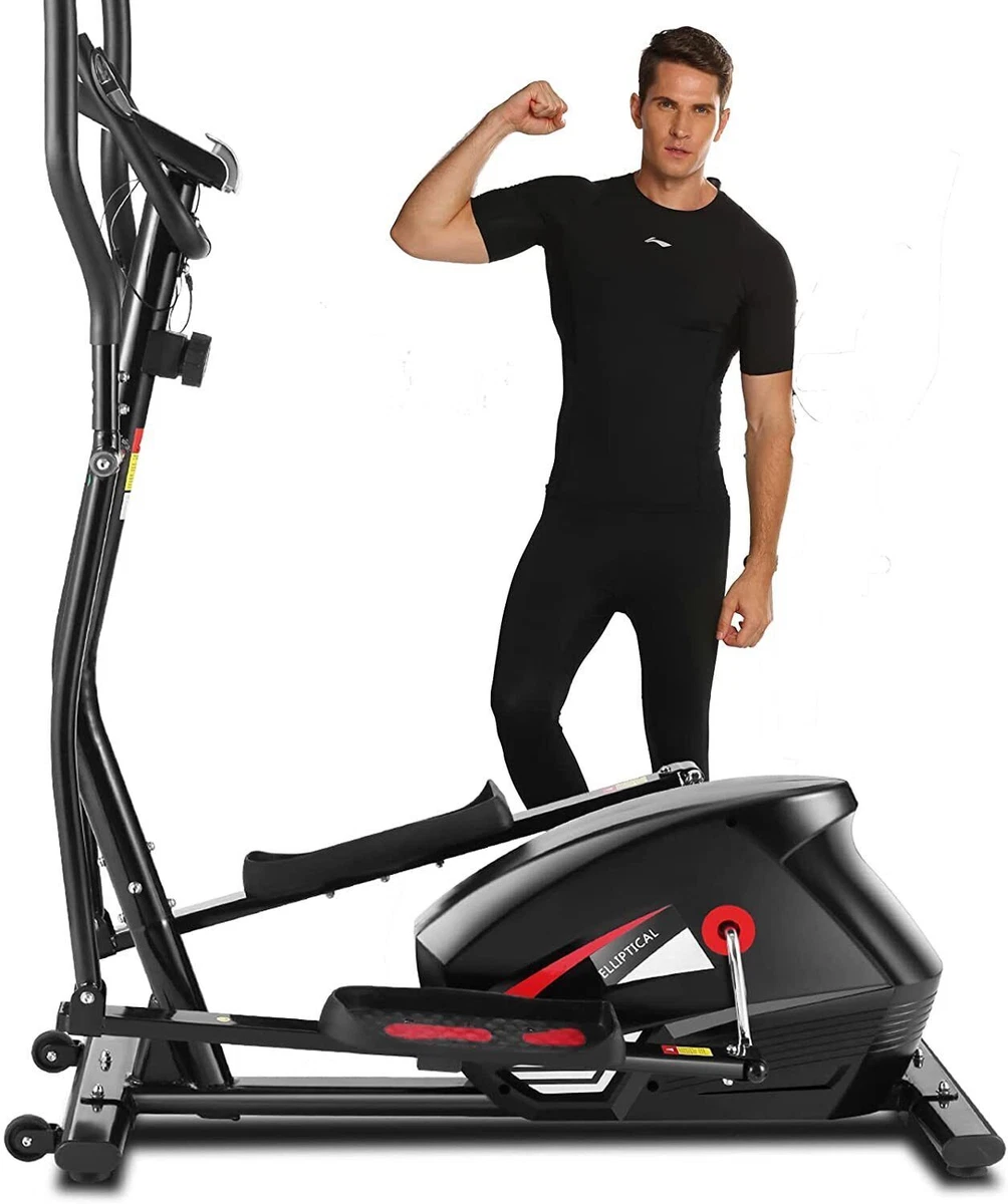 ANCHEER Magnetic Elliptical Machine Powerful Trainer Exercise with