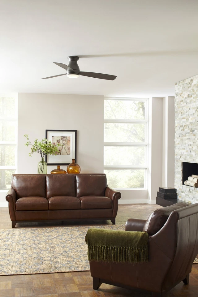 Fanimation Fans FPS8355BGRW Hugh 52" Outdoor Fan Matte Greige (986) - Image 2 of 4