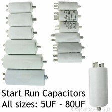 Bosch Capacitor Start Run Motor Capacitors MFD 5UF - 80UF Spade Tabs