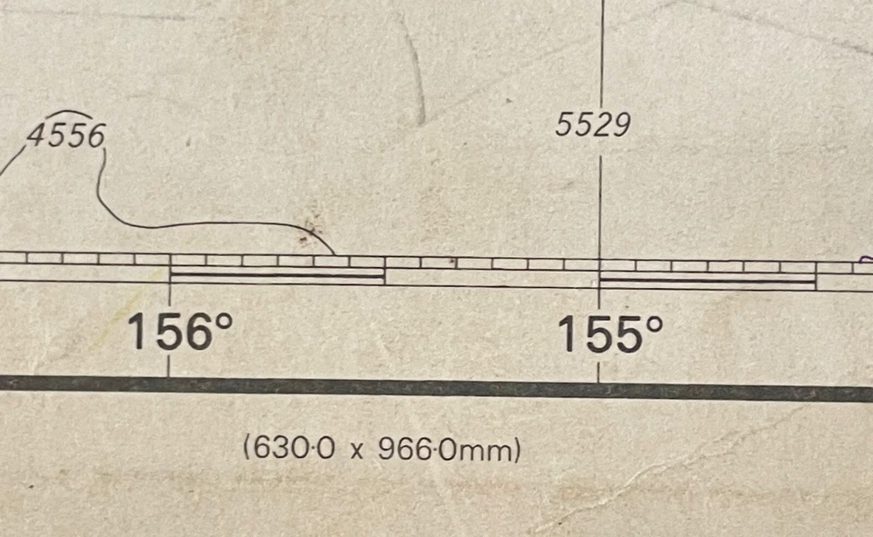 Mapa Admiralty 4805 Océano Pacífico Norte Islas Hawái Al Trinchera Aleutiana - Imagen 4 de 4