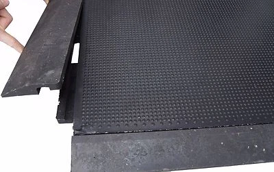 Anfahrleisten Stallmatten Gummimatten Stall Abschlussleisten Box Pferd "DIANA"