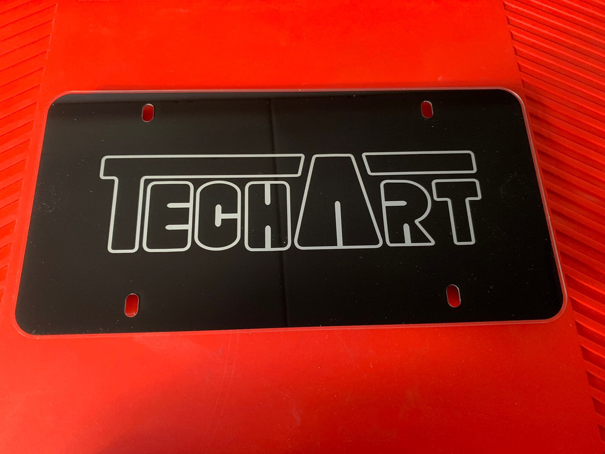 TECHART License Plate Insert Made In Germany 