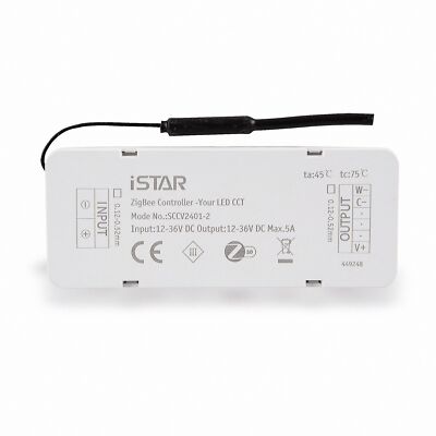Zigbee Controller Smarthome TUNABLE WHITE Controller 12-36V DC  bis 5A