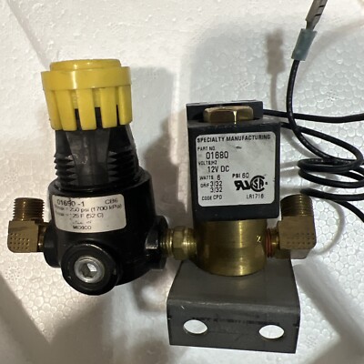 Bluebird School Bus Specialty MFG, 01690-1 Air Regulator 01680 Valve + 2 wires