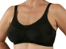 Classique Post Mastectomy Nylon Comfort Knit Bra with Lace