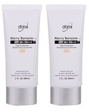 ATOMY Sunscreen SPF 50 Pa  Beige 60ml 2EA. Free Shipping Exp. Aug.2028 