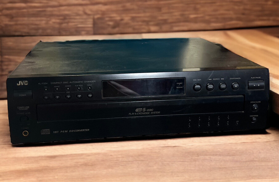 JVC XL-F254BK 5-Disc CD Player Automatic Changer Carousel 1997 No