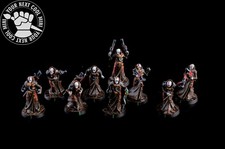 CUSTOM ORDER Warhammer 40K. Necromunda delaque gang pro painted