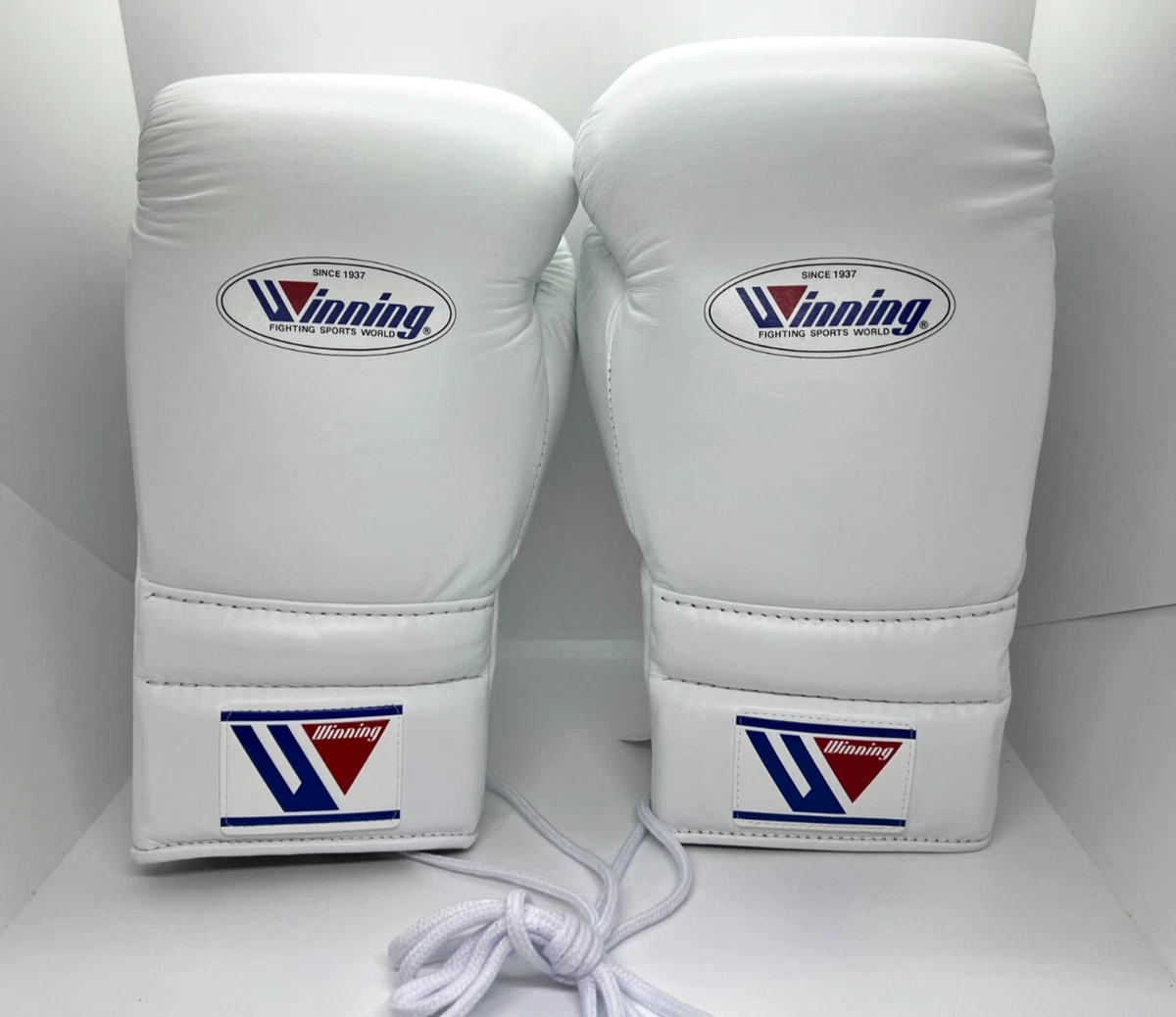 Winning White 16 oz. Weight Boxing Gloves for sale | eBay