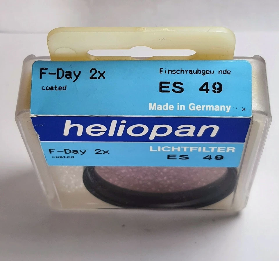 Heliopan 49mm ES-49 Fluorescent F-Day 2X Coated Glass Lens Filter Daylight FLD - Image 3 of 4