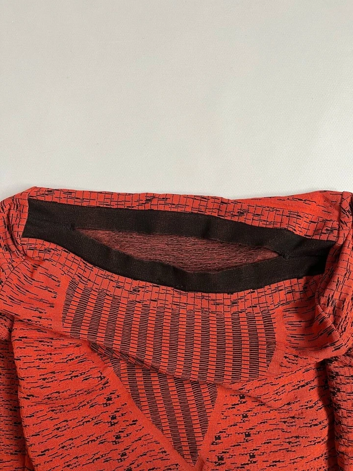 Sudadera Wolford Mujer Poliéster Poliamida Asimétrica Elastizada Naranja Foto 3 de 4