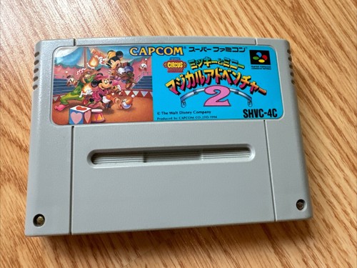 SFC SNES CAPCOM Mickey and Minnie's Magical Adventure 2 Quest SHVC-4C Super - Picture 1 of 6