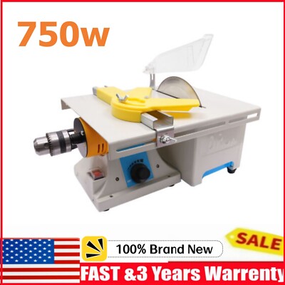 Mini Table Saw Woodworking DIY Hobby Model Cutting Polishing Bench Saw Household