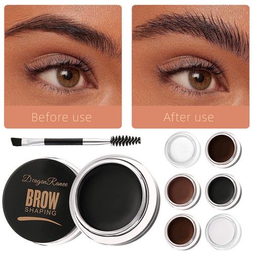 Eye Brow Tattoo Tint Dye Gel Eyebrow Cream With Brush Waterproof Long Lasting UK