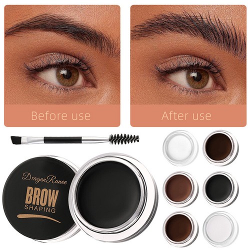 Eye Brow Tattoo Tint Dye Gel Eyebrow Cream With Brush Waterproof Long Lasting UK - Picture 1 of 18