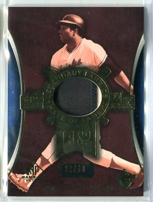 2004 SP Game Used Frank Robinson Legendary Fabrics GU PATCH RELIC 22/50 ORIOLES