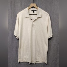 NWOT Banana Republic Luxe Touch Performance Polo Shirt Mens L Casual Minimalist