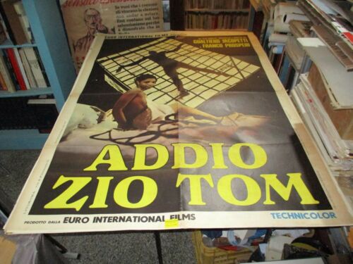 ADDIO ZIO TOM  manifesto 2F originale 1972 JACOPETTI - Foto 1 di 1