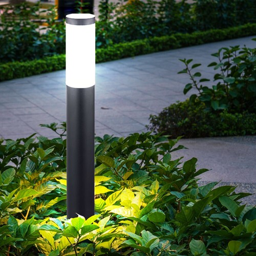 LED Außen Steck Steh Lampe EDELSTAHL Garten Terrassen Erdspieß Leuchte ANTHRAZIT - Bild 9 von 12