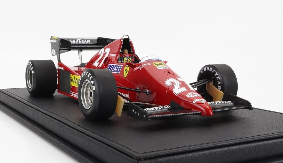 MODELLINO AUTO STATICO GP REPLICAS FERRARI F1 126C3 TAMBAY 1983 SCALA 1/18 - Immagine 4 di 4