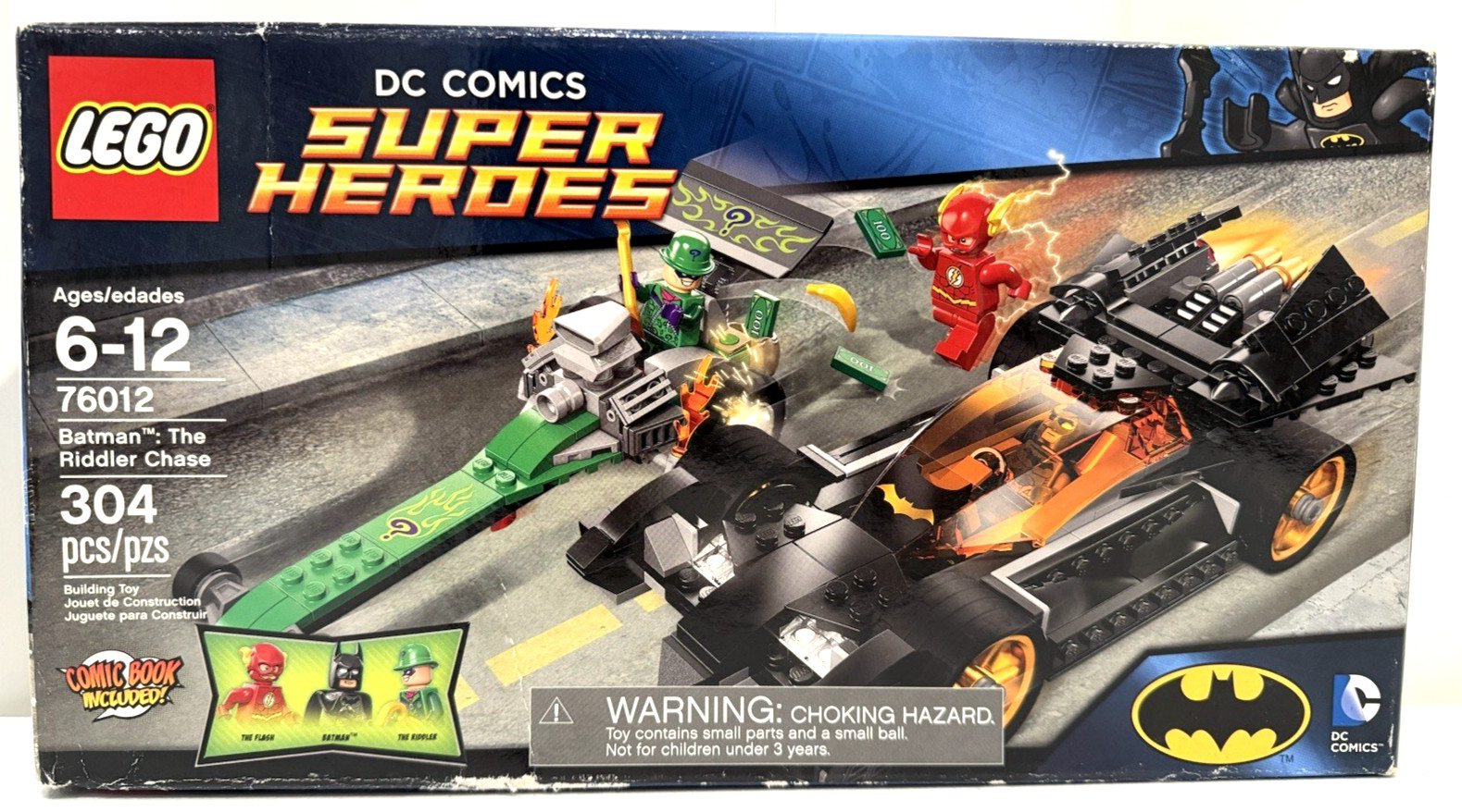 Lego DC Comics 76012 Batman: The Riddler Chase - factory sealed with box damage