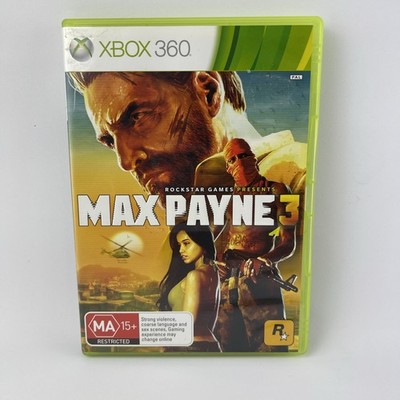 Max Payne 3 - Microsoft XBOX 360 Game - 2 Disc Set -  Manual - PAL