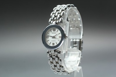 [Near MINT] Rado Florence 318.3744.4 22mm White Dil Silver Quartz Women's Watch