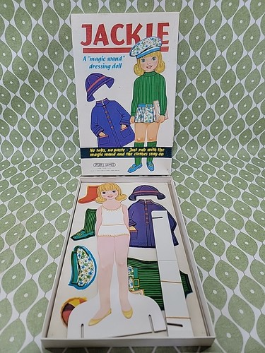 Unused Vintage Jackie Magic Wand Dressing Doll Spears Game Paper Doll Set - Picture 8 of 11