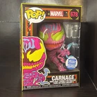Funko Pop! Vinyl Marvel Carnage #678 Blacklight Version Funko Shop Exclusive