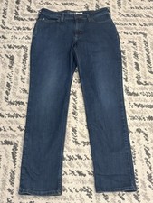 CARHARTT Women s Relaxed Fit Jeans Denim Work Stretch Pants Size 6 Regular Blue