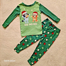 Bluey Pajamas Set Disney Bingo Toddler Snug Fit Holiday PJs Girl Boy Unisex 3T