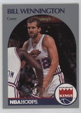 1990-91 NBA Hoops Bill Wennington (Large Spacing Between Name and Position) 1b3b