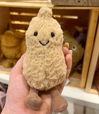 Jellycat Amuseable Peanut Plush Keychain Bag Charm Collectible