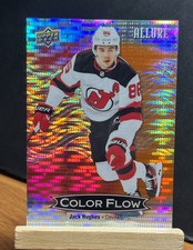 2024-25 U.D.  Allure JACK HUGHES Red-Orange Spectrum Color Flow #CFL-23 #'d /150