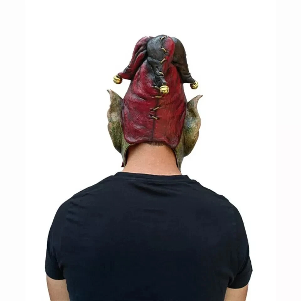 Halloween Hot Jesterblin Jester Clown Horror High-Quality Latex Deluxe Mask New - Image 4 of 4