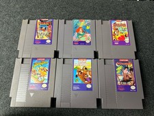 Nintendo NES Disney Capcom Lot 6 Games Chip And Dale Duck Tales Talespin