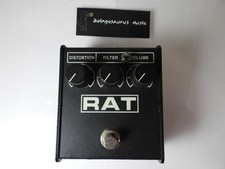 ProCo RAT 2 Distortion Effects Pedal Flat Box w/Keeley 3-Way Mod Modded