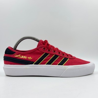 Adidas Delpala Herren-Turnschuhe rot Canvas UK-Größe 7