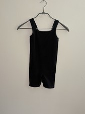 All in Motion Girls Medium 8 Gymnastics Bike Leotard Black Dance Shorts K4