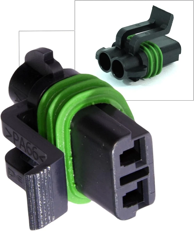 Conector bidireccional APTIV Metri-Pack serie 280 con 10-12 AWG sellado negro  Foto 2 de 4