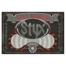 Styx 2001 Styxworld Concert Tour Working Backstage Pass