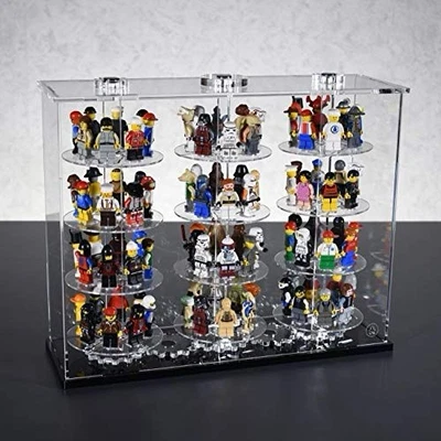 3x FiguWorld Triple Tower Vitrine, 3x 96 Lego-Figuren, Drehbar - Bild 1 von 2