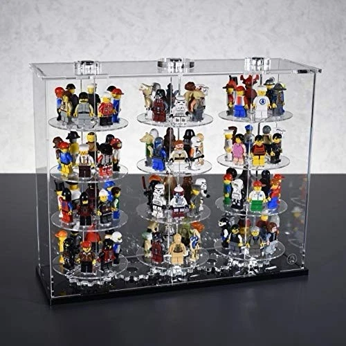 3x FiguWorld Triple Tower Vitrine, 3x 96 Lego-Figuren, Drehbar - Bild 1 von 2