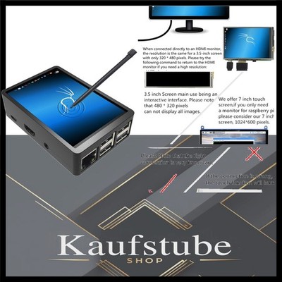 Raspberry Pi Touchscreen 3,5 Zoll LCD Display TFT HDMI USB