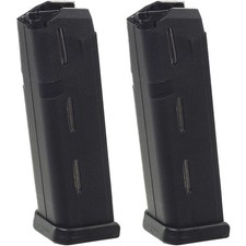 Promag 2 Pack 10-round Magazine For Glock Model 17 19 26 9mm Glk 14 Black Promag 2 Pack 10-round Magazine For Glock Model 17 19 26 9mm Glk 14 Black