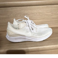 Women  s Nike Air Zoom Pegasus 35 White Mesh Low Top Lace Up Running Sneakers