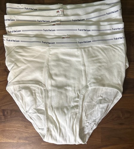 Vtg FTL Fruit of the Loom Briefs Sz L 4 Pr NOS 2001 Comfort Loom =FTL=