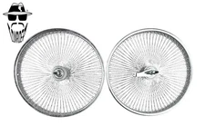 Original Lowrider 20" Bicycle 144-Spoke DAYTON FULL FLAT TWISTED Chrome Wheel.
