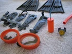60's G.I. Joe Scuba Diver 4 sets, good sized lot 4 the price!