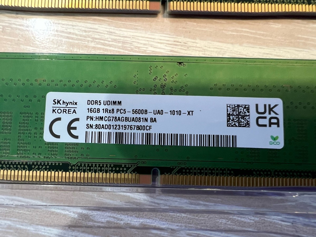 メモリー SKhynix DDR5 32GB, 2x16GB, 4800MHz SK hynix 32GB (16GB*2) DDR5 4800MHz PC5-38400 SODIMM Laptop